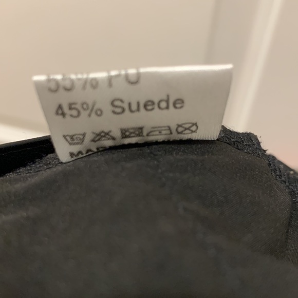 YLSK leather and PU blend bedazzled pocket pants - Picture 9 of 9